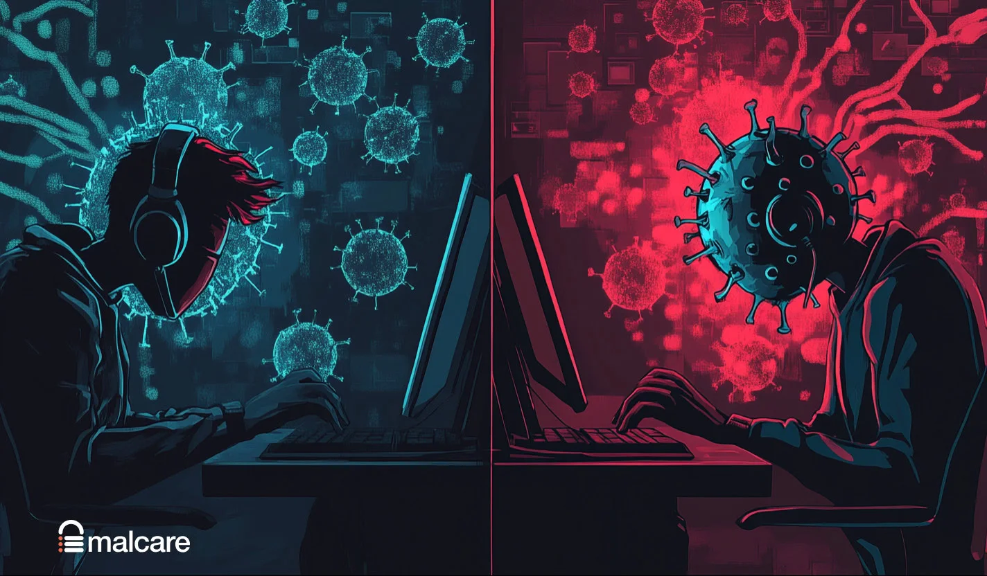 difference between malware and virus feature image